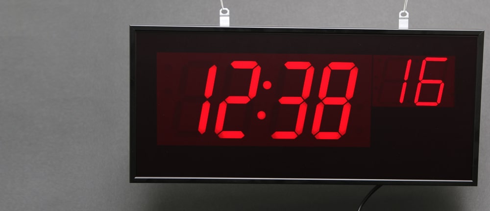 6-Digit Ethernet NTP Clock with PoE
