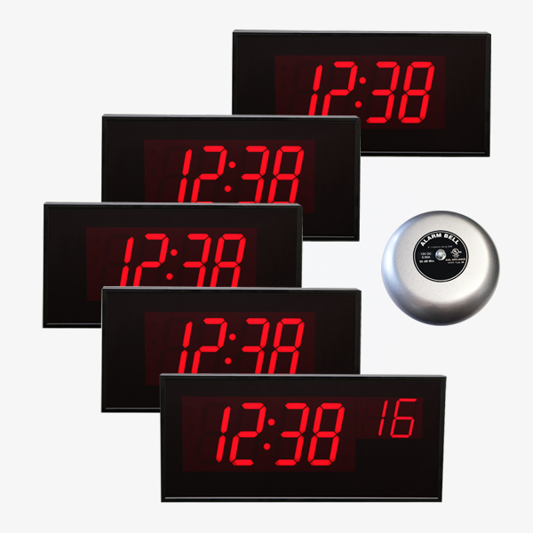 SyncBell TCP/IP Master Clock & Bell with 4 NTP Secondary Clocks